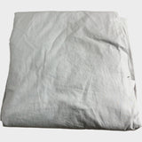 Grey Superking Duvet Cover 260x220cm 100 Egyptian Cotton White Bedding
