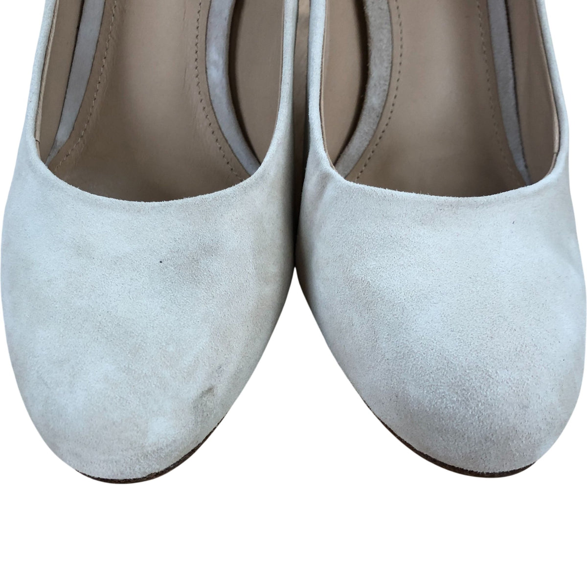 Lizzie Court Heels Women's Fine Suede Oyster High Heels Size UK7
