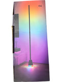 Smart Floor Lamp LED RGB 1.8m Adjustable With Remote Control Black