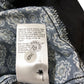 River Island Men's Short Sleeve Shirt Size S Blue Patterned Casual Top