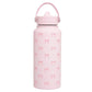 Cute Pink Water Bottle 100% Leak Proof 25.7cm Reusable Drink Container