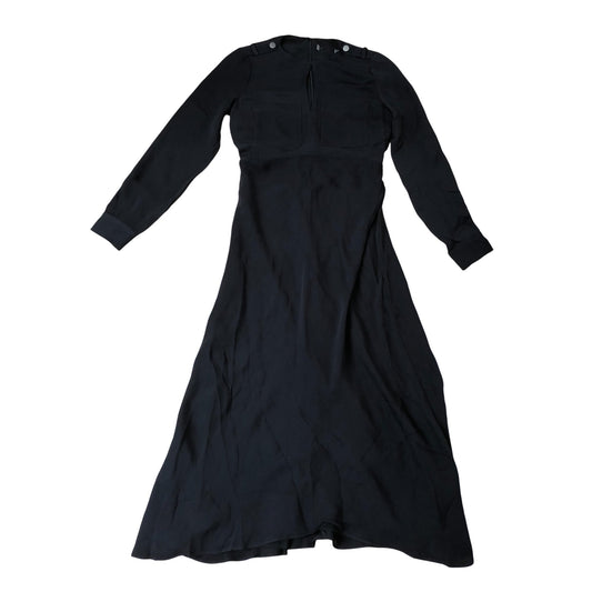 Chic Black Long Sleeve Dress UK6 Women's Stylish Casual Dress
