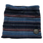 Weird Fish Reversable Gaiter Neck Warmer Navy Blue and Striped Fleece