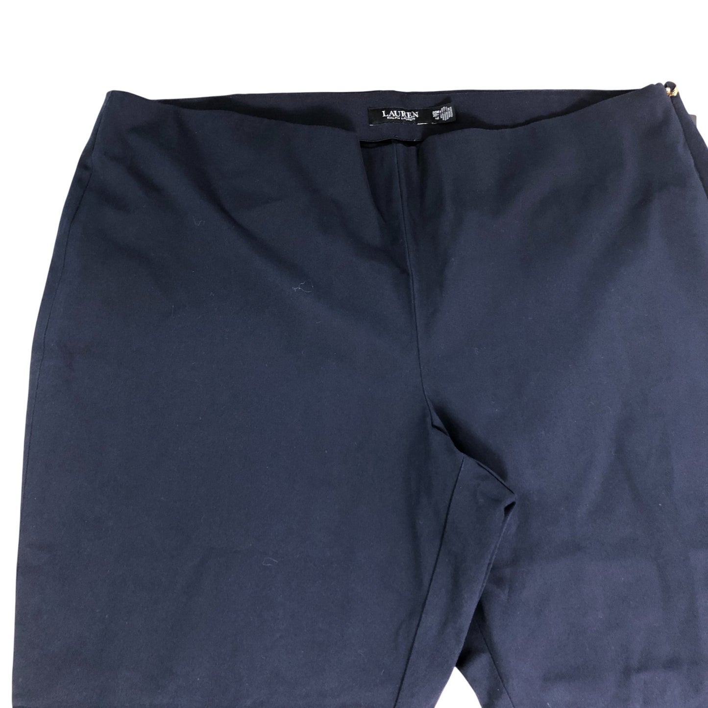 Lauren Ralph Lauren Trousers Women's Stretchy Wide Leg Navy Blue Size 20