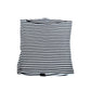 River Island Stripe Bandeau Top UK S Women's Black White Striped Casual Style