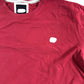 Branded T-Shirt XL Men's Casual Red Cotton Short Sleeve Top