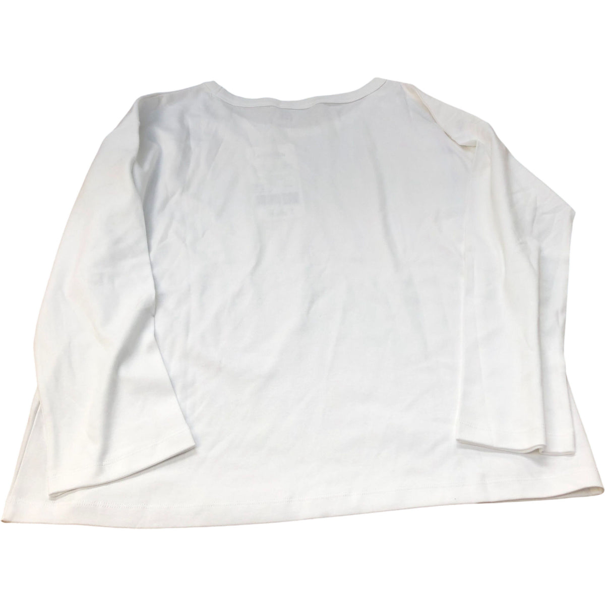 Baukjen Long Sleeve Top Size 18 Women's White Recycled Cotton Casual Wear