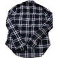 Checked Flannel Shirt XS Women's Long Sleeve Button Up Top