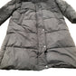 Puffer Jacket Women's Long Hooded Winter Coat Black UK 16-18