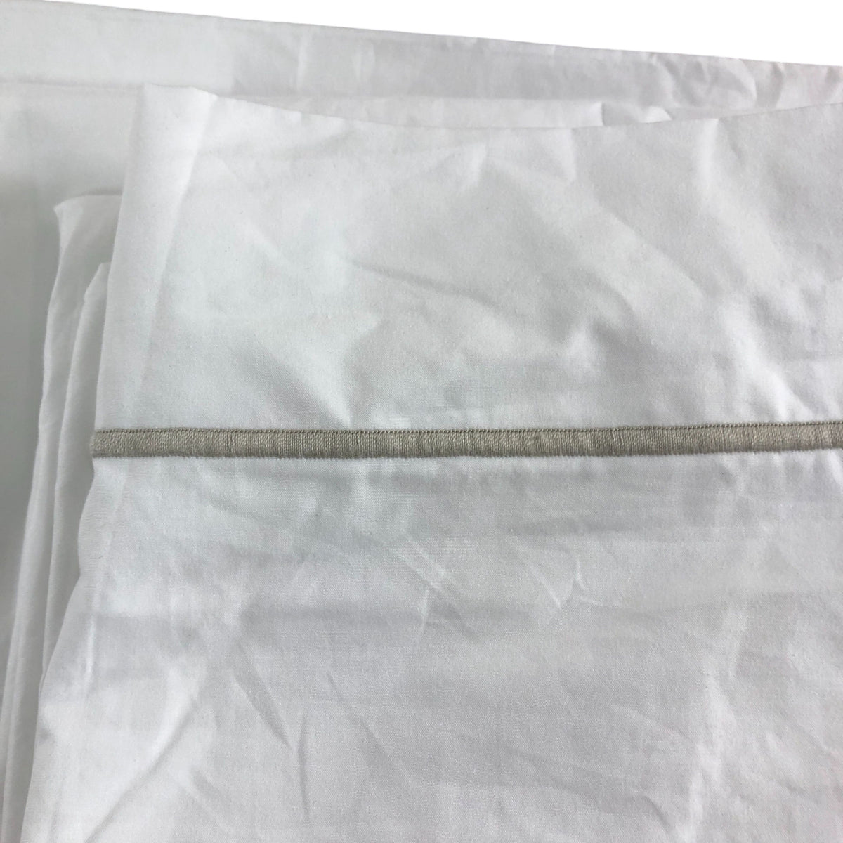 King Size Duvet Cover 100% Egyptian Cotton White 225 x 220cm