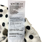 Baukjen Polka Dot Dress UK12 Women's Short Sleeve Relaxed Fit Soft White