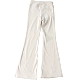 Girls YPB Rib Mini Flare Leggings 7-8 Years Pink Ribbed Butterfly Detail