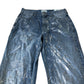 River Island Straight Relaxed Jeans Women's Straight Fit Denim Blue UK12