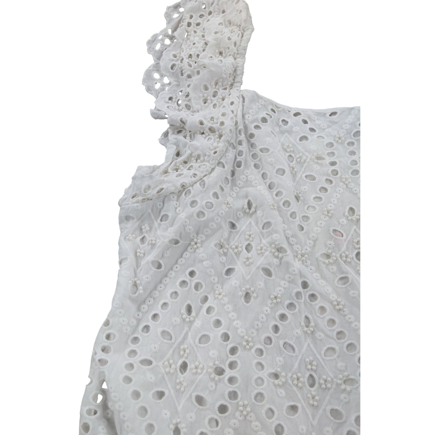 River Island Girls 12 Years White Broderie Anglaise Dress Summer Fashion