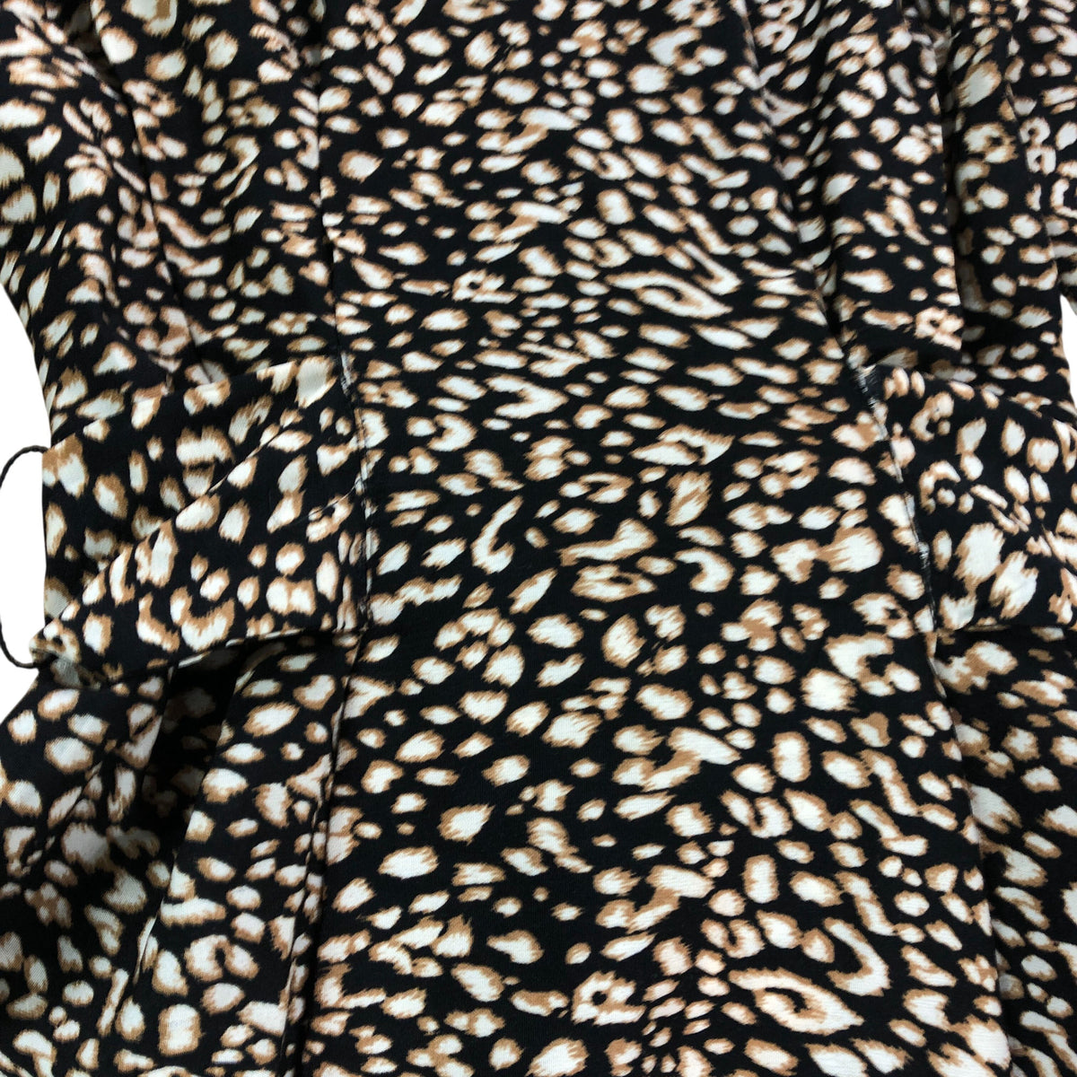 Lipsy London Leopard Print Dress UK6 Women's Long Sleeve