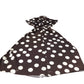 River Island Brown Polka Dot Dress UK Size 12 Women's Midi Length Casual Style