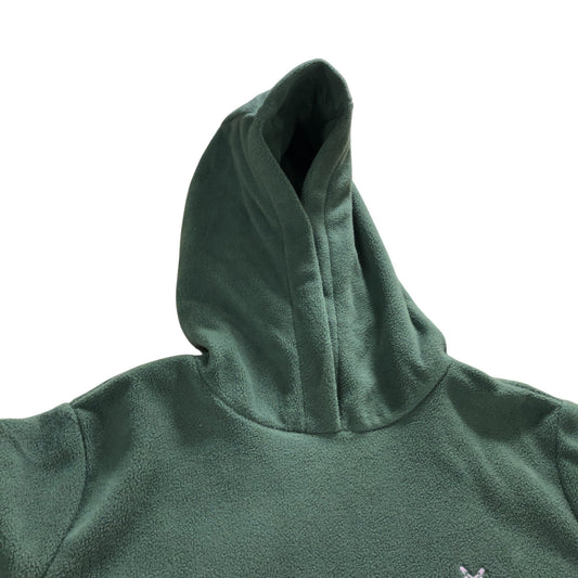 Crew Clothing Company Hoodie UK14 Women's Green Fleece Pullover Casual Wear