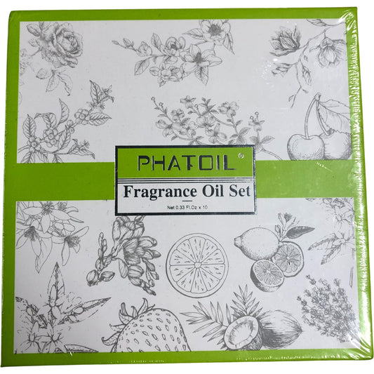 PHATOIL Fragrance Oil Set 10x10ml Fruit Essential Oils
