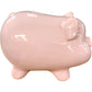 Pig World Large 11" Ceramic Piggy Bank Cute Pig Money Box Pink Collectable
