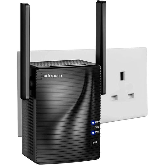 Rock Space AC1200 Dual Band WiFi Repeater New Fast Internet Booster