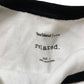 River Island Relaxed Camisole Top Size L Women's White With Black Trim
