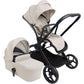 iCandy Core 2 Pushchair Travel System Cream with Carrycot Sandstone