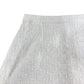 River Island White Mini Skirt UK18 Women's Textured