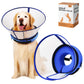 YUNXANIW Dog Recovery Collar Blue Size 6 Comfortable Cone Alternative
