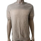 River Island Light Stone Short Sleeve Crew Neck Sweater L Men's Casual Knit