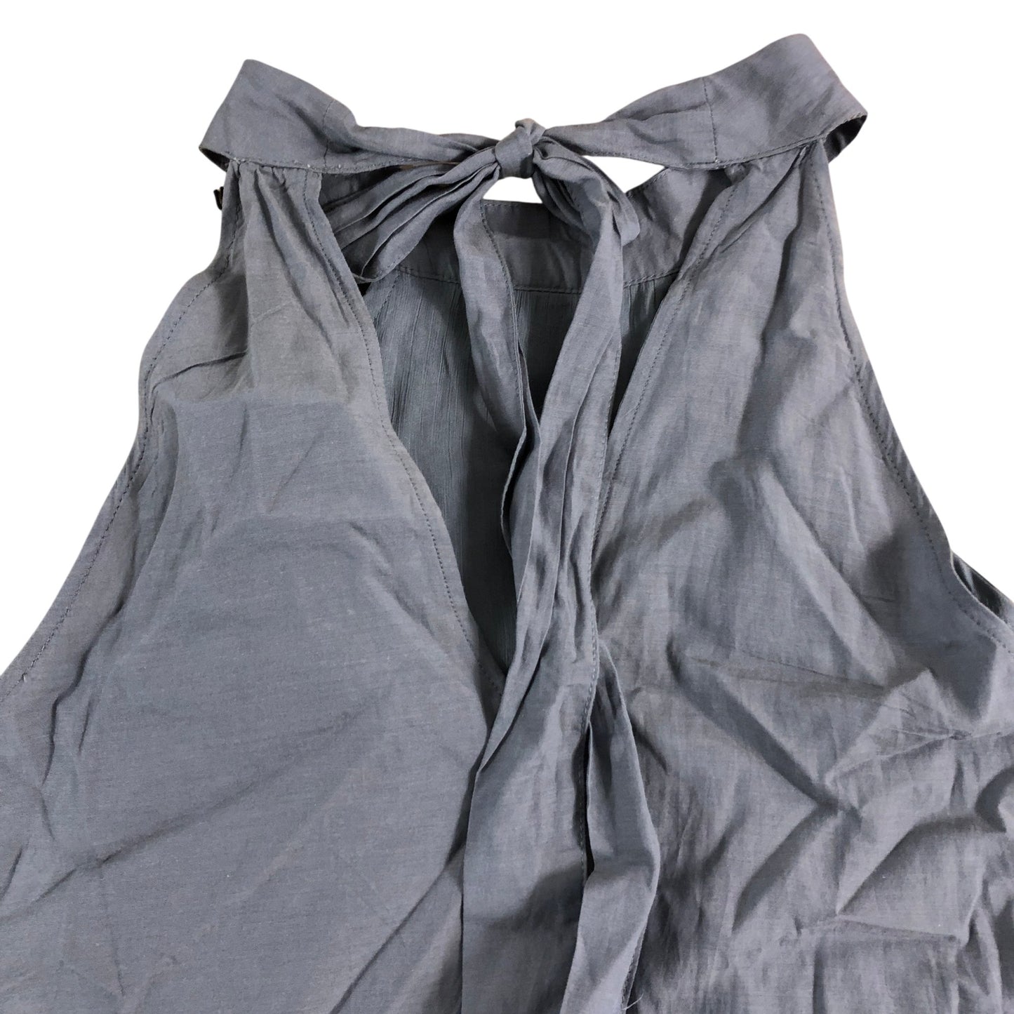 River Island UK 8 Women's Grey Beaded Tank Top Sleeveless Blouse Casual