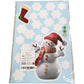 Christmas Window Clings Snowman & Snowflake Design 4 Sheets