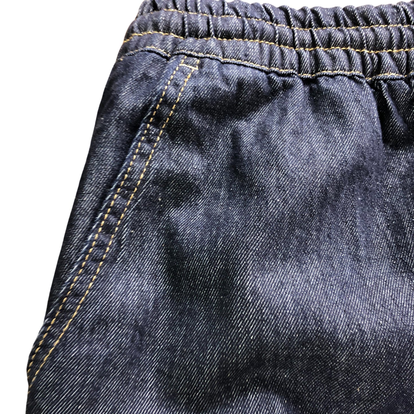 Branded Dark Indigo Elasticated Jeans - Size 18R