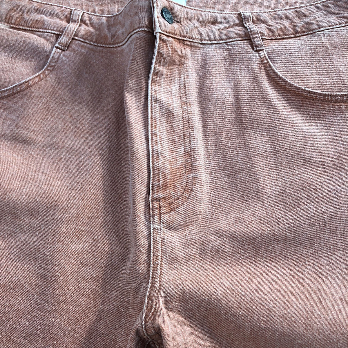 Women's Loose Fit Trousers Size 22 Cotton Blend Pink