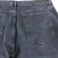 Branded Black Embroidered Wide Leg Jeans - Size 16L