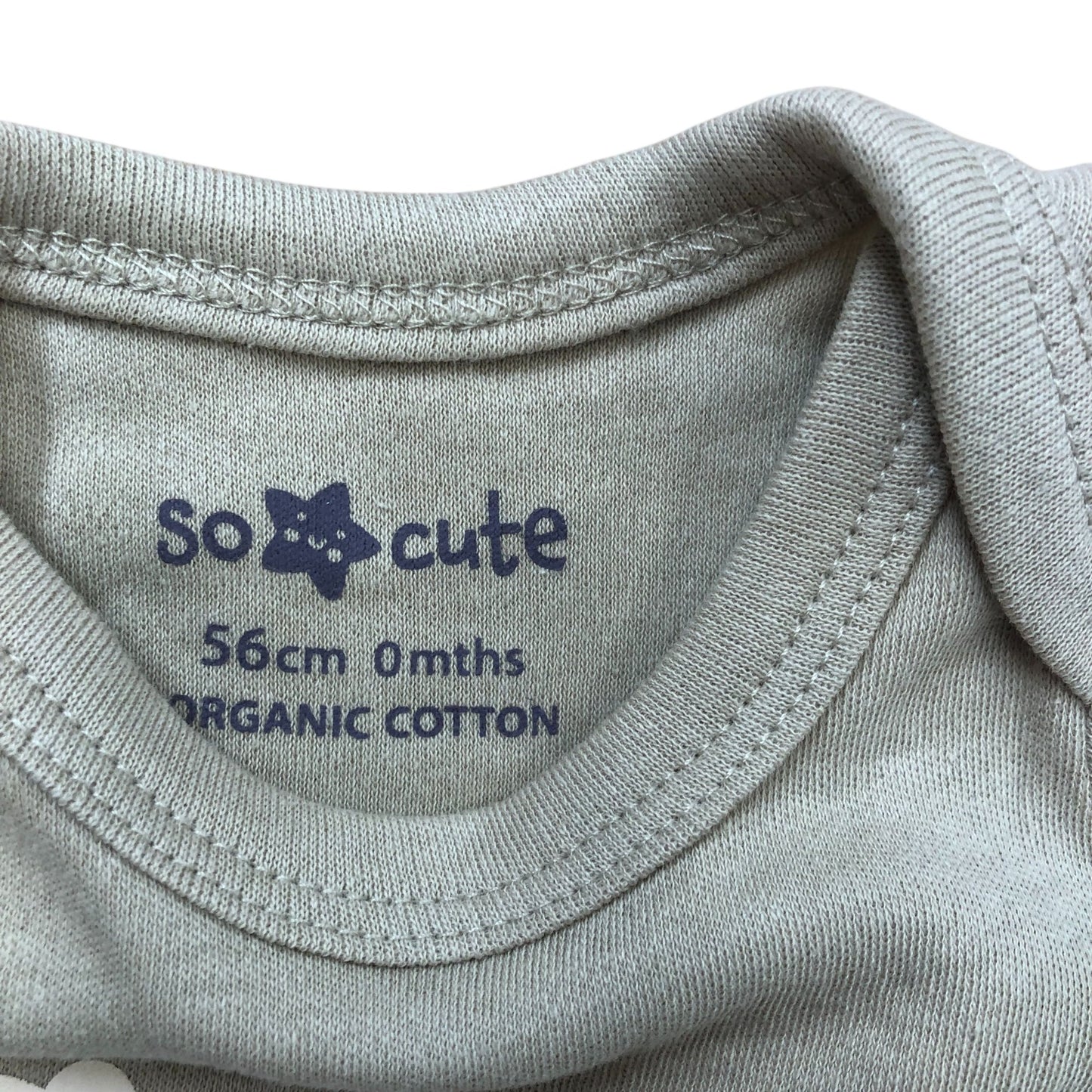 So Cute Baby Bodysuit 0-3 Months Welcome World Organic Cotton Infant Outfit