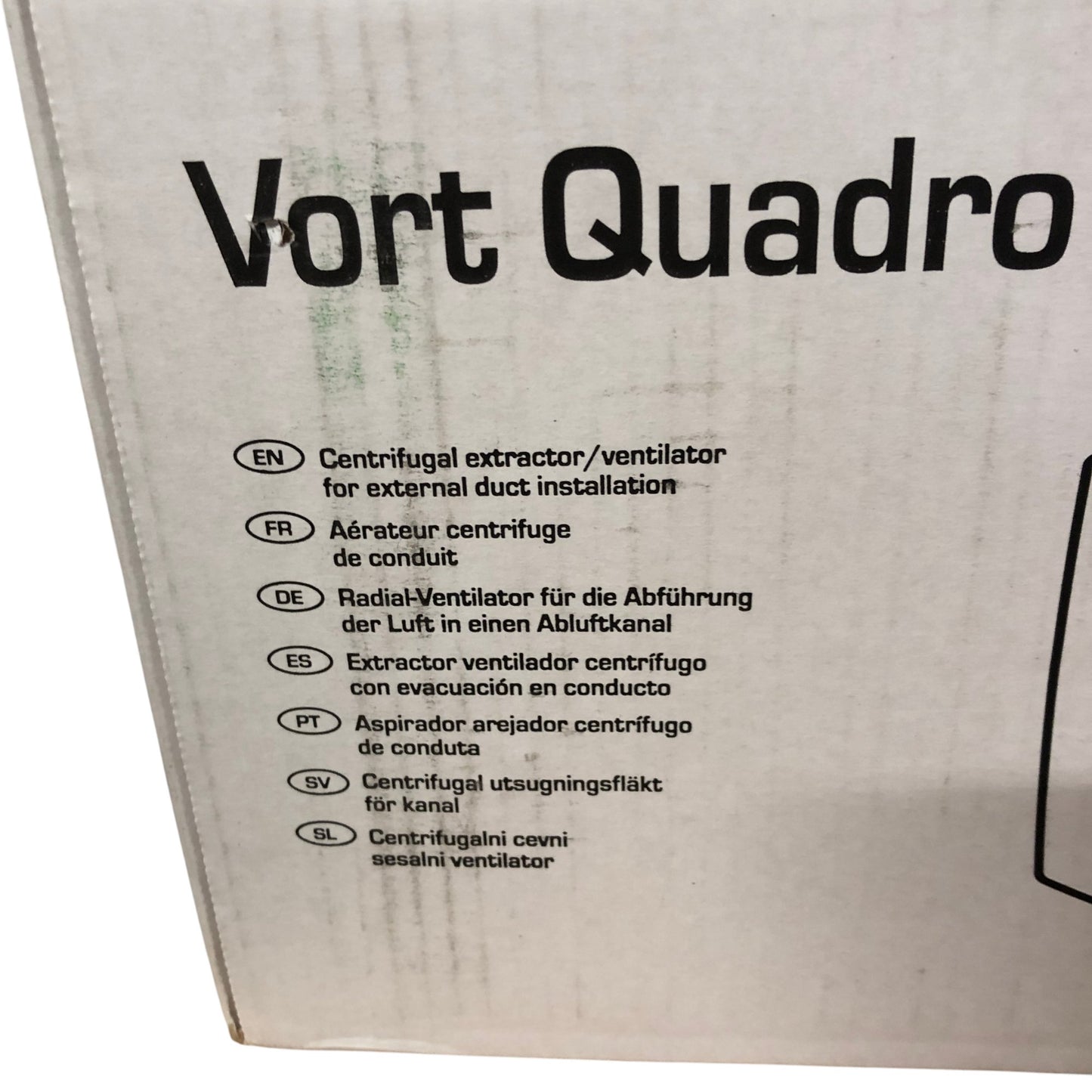 VORTICE Vort Quadro Micro Centrifugal Extractor Fan for External Ducting