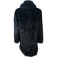 Sosandar Women's Faux Fur Coat Size 18 Black Luxurious Warm Jacket