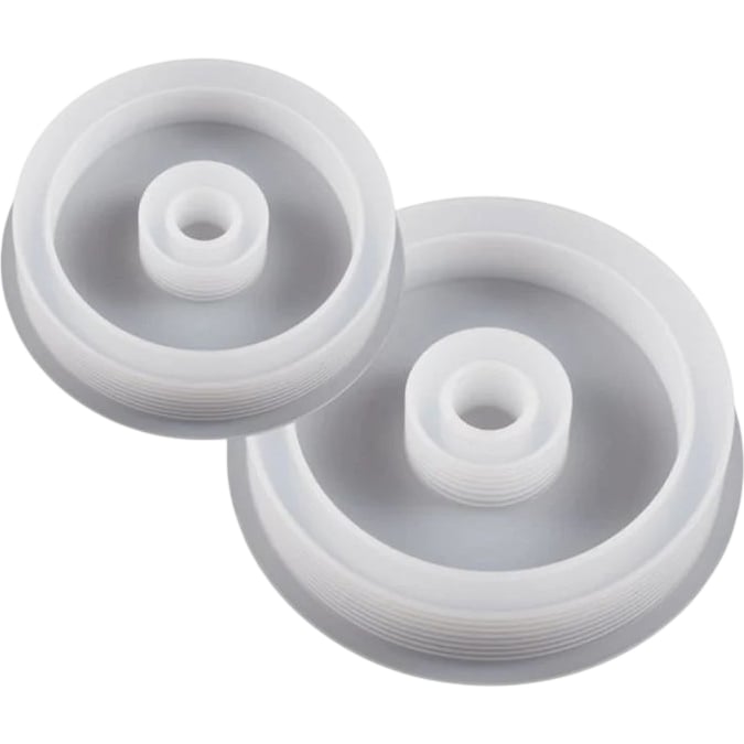 2Pcs Circle Silicone Candle Holder