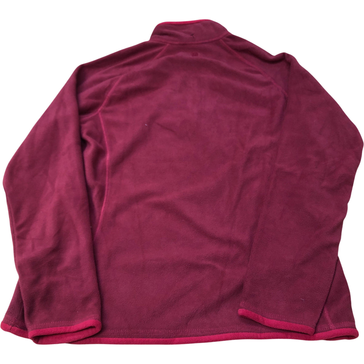 Mountain Warehouse Montana Women's Fleece Size 12 Burgundy Half Zip Sweatshirt