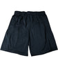 Black Work Out Shorts Lightweight Polyester Men's Large