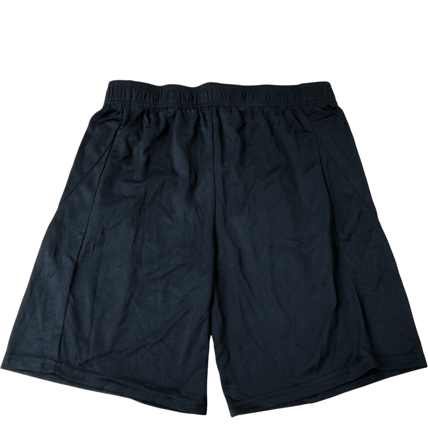 Black Work Out Shorts Lightweight Polyester Men's Large