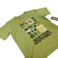 Parks Project Adventure Responsibly T-Shirt Cotton Green Casual Tee Size S- UK8