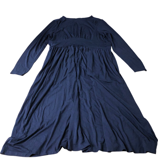 Thea Long Sleeve Jersey Dress Women's Navy UK18
