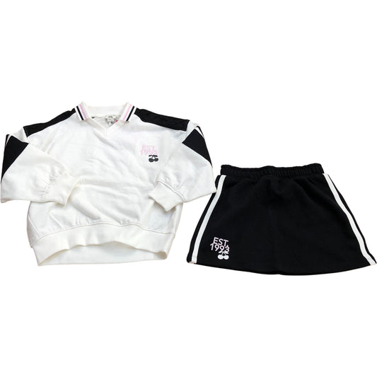River Island Kids Sports Jumper & Skirt Outfit Set