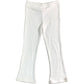 RIVER ISLAND Mini Leggings 4/5 Years Girls Cream Flared Stretch Knit Trousers
