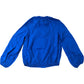 Blue Textured Blouse Size XS Women's Long Sleeve Button Detail