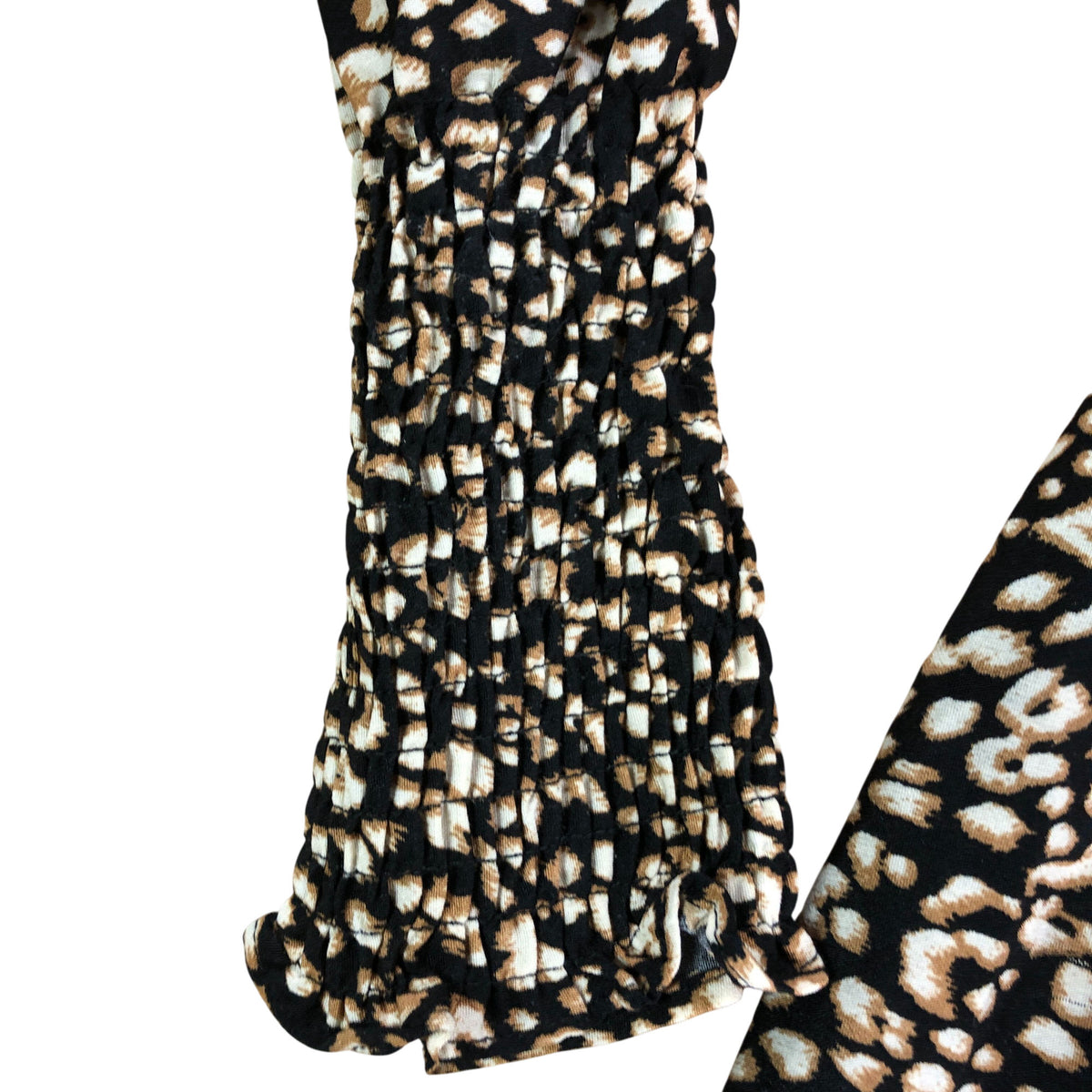 Lipsy London Leopard Print Dress UK6 Women's Long Sleeve