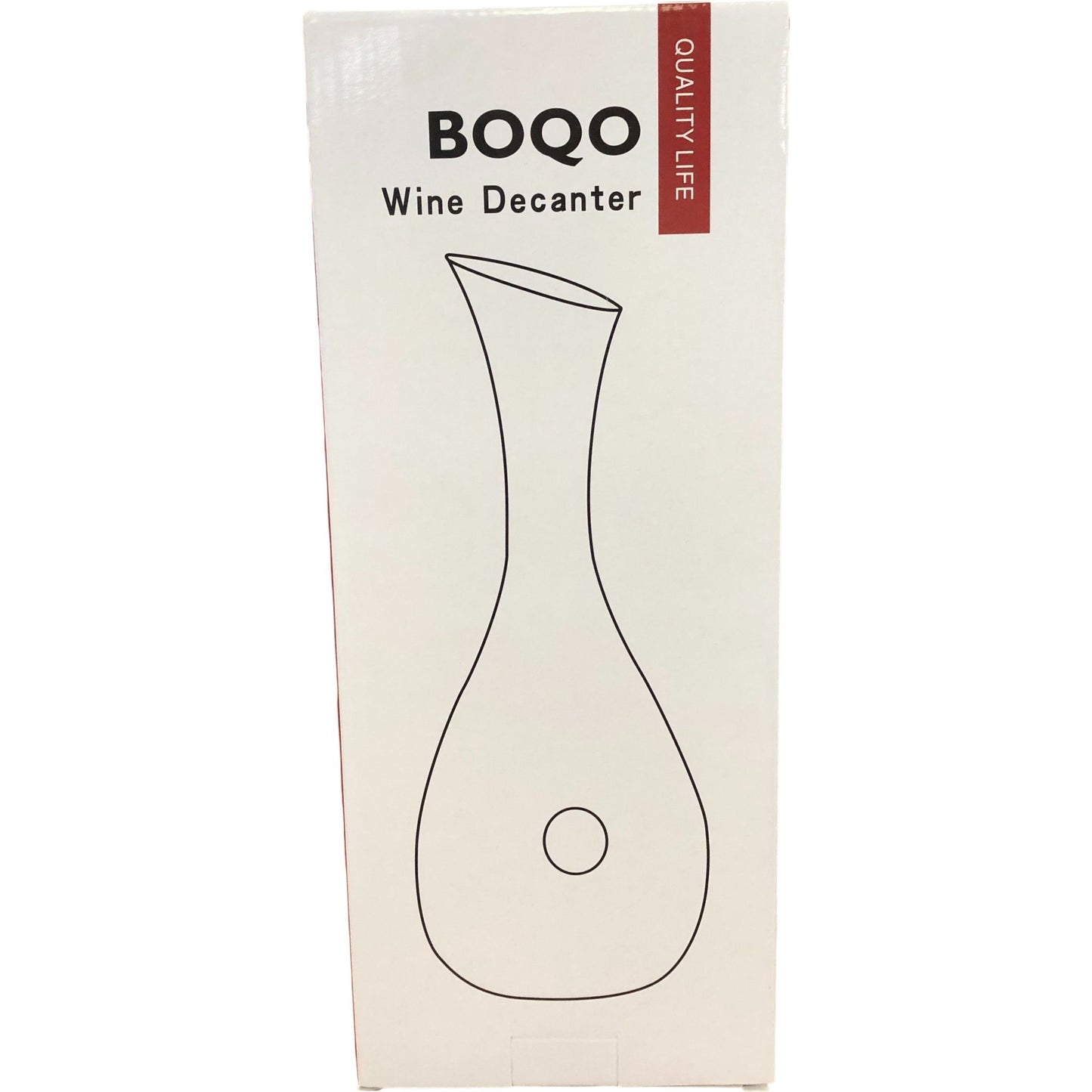 Wine Decanter Elegant Glass Carafe 1.2L Home Beverage Accessory