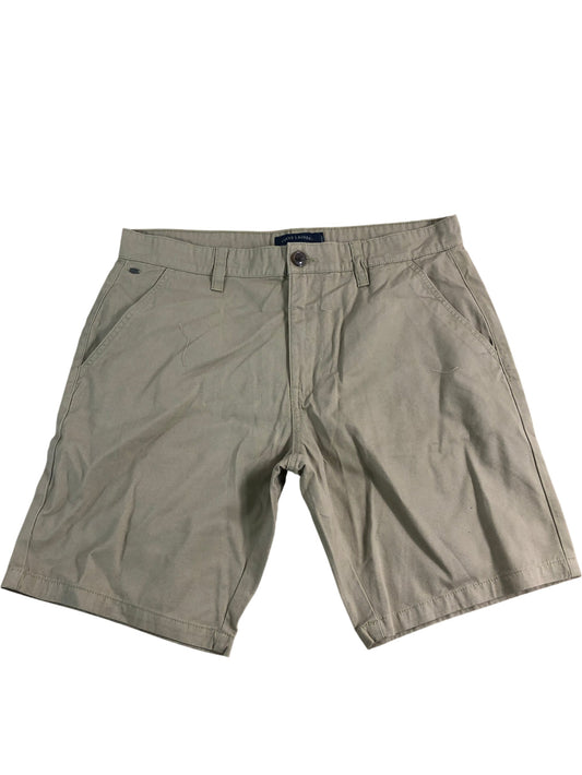 TOKYO LAUNDRY Chino Shorts Large Men's Casual Plain Khaki Cotton Summer