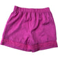 River Island PJ Shorts Size 2-3 Years Girls Pink Elasticated Waist Floral Lace